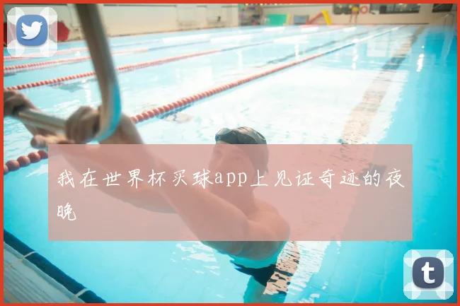 我在世界杯买球app上见证奇迹的夜晚